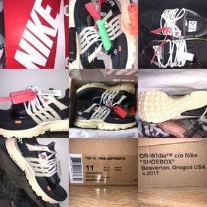 nike presto off white box